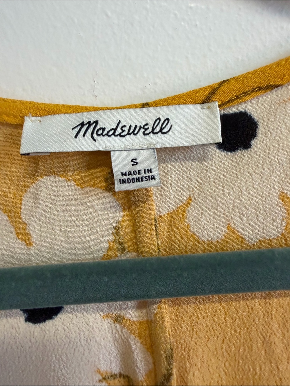 Madewell Yellow Floral Sleeveless Dress Size S - Picture 2 of 6